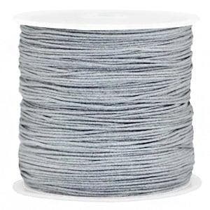 Rol met 90 meter Macramé draad 0.8mm Grey (kies voor pakk.., Ophalen of Verzenden, Nieuw, Draad