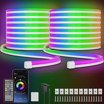 Flexibele RGB LED Neon Touwverlichting 30M/20M - App/Remote, Verzenden, Nieuw