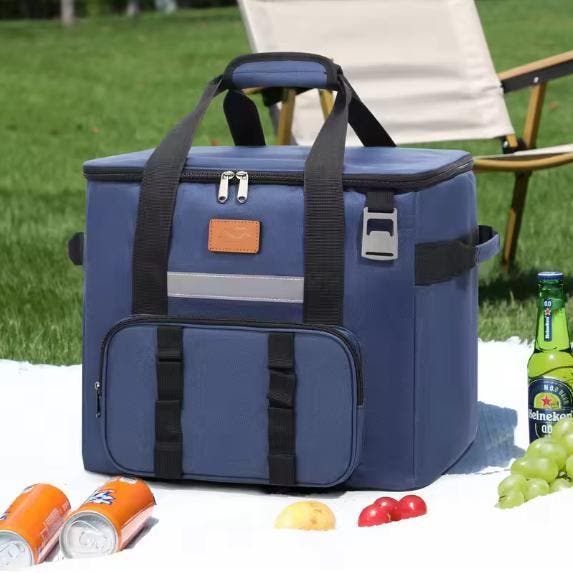 Opvouwbare Koeltas Geïsoleerd Picknick Camping Outdoor, Caravans en Kamperen, Kampeeraccessoires, Nieuw, Verzenden