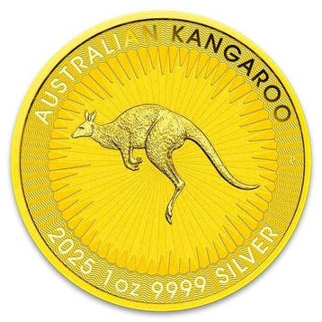Australië. 1 Dollar 2025 1 oz Australian Silver Kangaroo