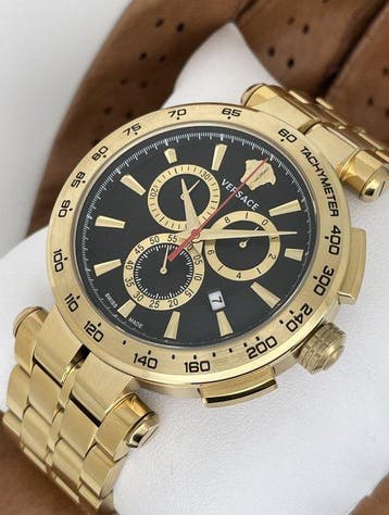 Versace - Aion Chronograph - VE6CA06 23 - Heren - 2020-2025, Nieuw