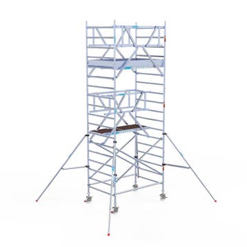 Rolsteiger Professional 135x305 6,2m werkhoogte vrijstaand, Verzenden, Nieuw, Rolsteiger of Kamersteiger, 5 meter of hoger