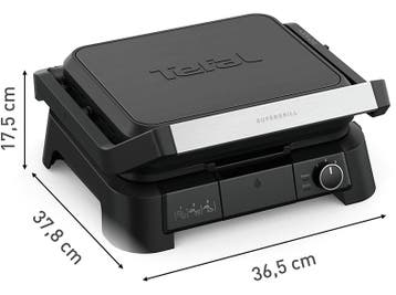 Tefal -   Supergrill 3-in-1 Contactgrill - Zwart, Witgoed en Apparatuur, Verzenden, Nieuw