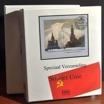 Sovjet-Unie - Flinke beschreven verzameling 1983/1984 en, Postzegels en Munten, Gestempeld