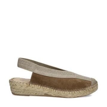 Nelson espadrilles voor dames in het Bruin, Bruin, Verzenden, Nieuw, Espadrilles of Moccasins