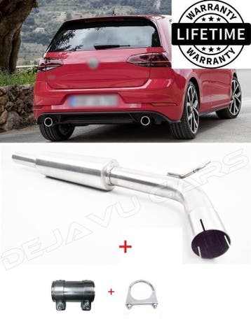 Sport Uitlaat Middendemper voor Volkswagen Golf 7 GTI, Ophalen of Verzenden