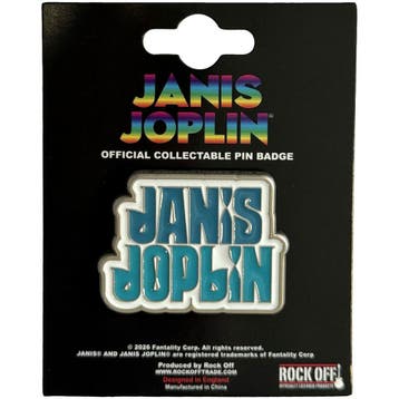 Janis Joplin Stacked Logo - Pin, Ophalen of Verzenden, Nieuw, Kleding