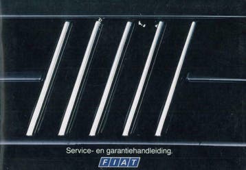 1997 Fiat Punto Sporting Go Serviceboekje Nederlands, Verzenden