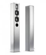 Piega Premium 501 Aluminium Zilver, Ophalen, Zo goed als nieuw, 120 watt of meer, Front, Rear of Stereo speakers
