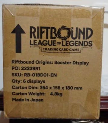 Riftbound - 2 Box - Riftbound Origins Case Sealed English, Nieuw
