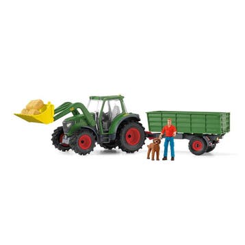 schleich FARM WORLD Tractor met aanhanger (Speelgoed), Verzenden, Nieuw