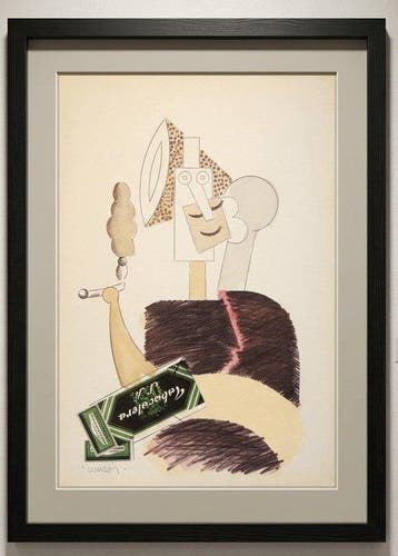 Manolo Valdes (1942) - Hombre con pipa, Antiek en Kunst