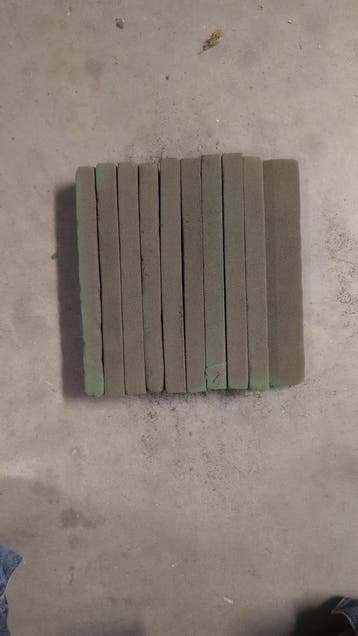 Steekschuimbalkjes 23x2x4 cm steekschuim 10 stuks oase voor, Ophalen of Verzenden, Nieuw