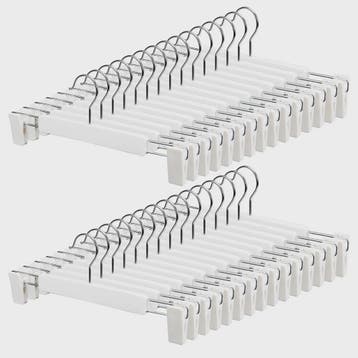 Set van 10 Verstelbare Anti-slip Kledinghangers met Clips vo, Verzenden, Nieuw