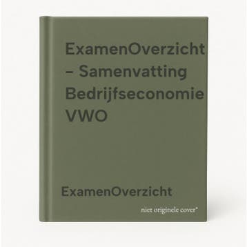 ExamenOverzicht - Samenvatting Bedrijfseconomie VWO, Verzenden, Gelezen, ExamenOverzicht