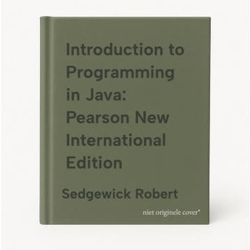 Introduction to Programming in Java: Pearson New, Boeken, Verzenden, Gelezen, Sedgewick Robert