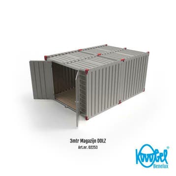Magazijn 3 x 4,4 demontabel, Zakelijke goederen, Machines en Bouw | Keten en Containers