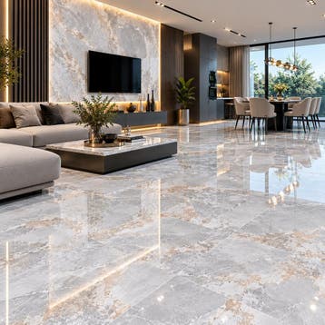 Marmo Metallo Light Grey 60x120 | ACTIE €24,95/m², Nieuw