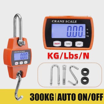 Digitale Kraanweegschaal 300kg - Robuust en Draagbaar Hakenw, Verzenden, Nieuw