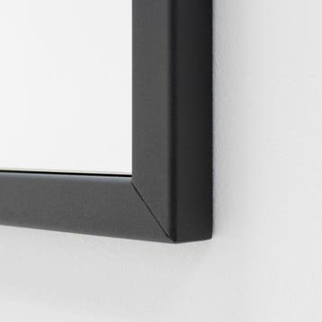 Spinder Design Senza M2 passpiegel 185x46 cm - zwart, Huis en Inrichting, Verzenden, Nieuw
