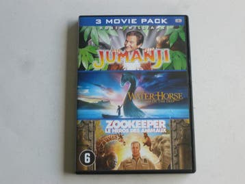 Jumanji / The Water Horse / Zookeeper (3 DVD), Ophalen of Verzenden, Zo goed als nieuw