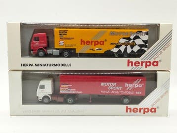 Herpa Motor Sport 1:87 - 821013/822054 -, Hobby en Vrije tijd, Nieuw