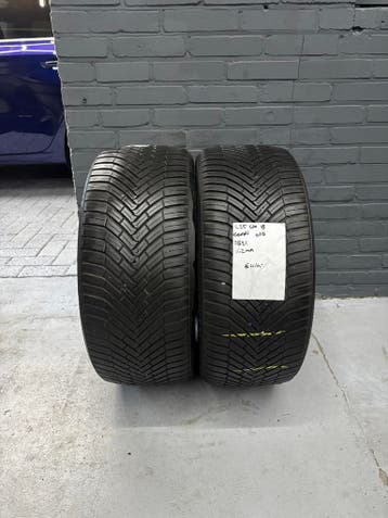 225/40/18 CONTI ALLSEASONCONTACT 6,2MM 2 STUKS €140,- (3821), Auto-onderdelen, Banden en Velgen, Ophalen, 18 inch, Gebruikt, All Season