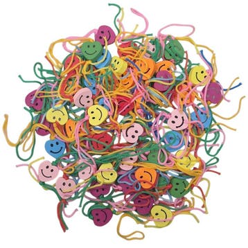 Hartjes Gelukshangers Met Smiley - Gelukspoppetjes -, Verzenden, Nieuw