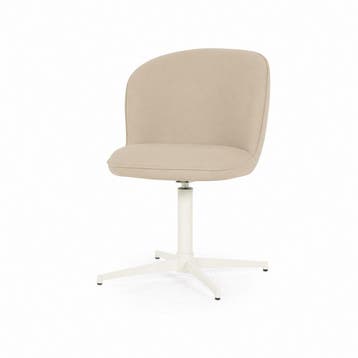 Stoel Molly - Beige Donna - 96326 - eetkamerstoelen - Beige, Nieuw, Stof