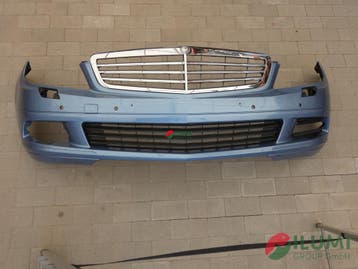 Voorbumper, grille MERCEDES C-klasse W204 voor facelift, Auto-onderdelen, Carrosserie en Plaatwerk, Verzenden, Gebruikt
