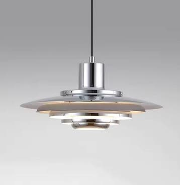 Nordic Hanglamp Zilver – Moderne LED Plafondlamp Nieuw Luxe, Verzenden, Nieuw