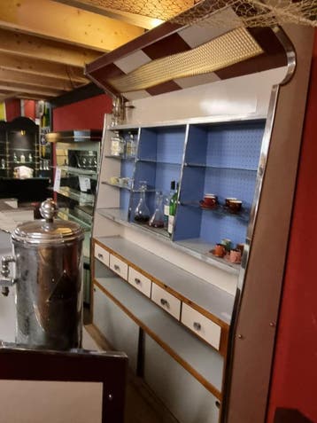 bar te koop huisbar mancave bar barmeubel bruin cafe barren, Huis en Inrichting, Ophalen of Verzenden, Gebruikt