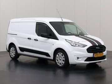 Ford Transit Connect 1.5EcoBlue Lang | 3-Zits, Stof, Gebruikt, Euro 6, Wit