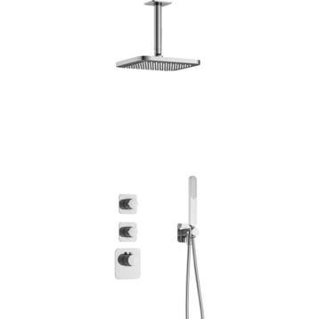 Hotbath Gal - Inbouw Regendoucheset - Chroom - 2 Stopkranen, Ophalen of Verzenden, Nieuw