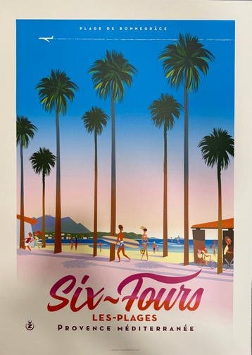 Monsieur Z - Affiche de Tourisme Six-Fours Les-Plages -