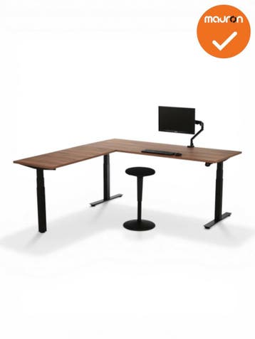 Mauforce zit-sta hoekbureau - maat en blad kleur zelf samen, Werkplek, Ophalen of Verzenden, Nieuw zonder verpakking, Bureau