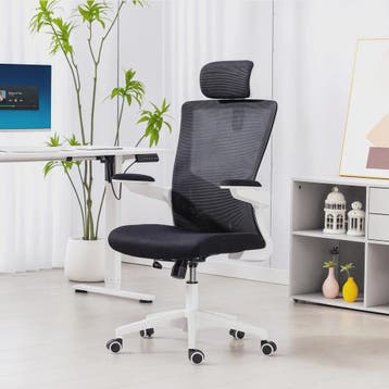 Ergonomische Bureaustoel met Hoofdsteun, Lendensteun en Vers, Verzenden, Nieuw