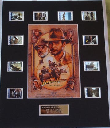 Indiana Jones - limited edition - Film Cell Display 35mm, Nieuw