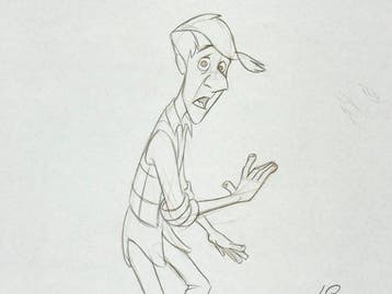 Walt Disney - Originele animatietekening van Roger Dearly -, Verzamelen, Nieuw