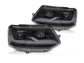 Full LED koplampen dynamisch Black geschikt voor VW T5.1, Verzenden, Nieuw, Volkswagen