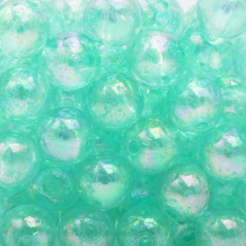 10 x Acryl kraal Zeegroen Doorsnede; 8mm Gat; 1,6 mm, Ophalen of Verzenden, Nieuw, Kraal