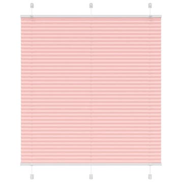 vidaXL Plissé rolgordijn 120x150cm stofbreedte 119,4cm, Verzenden, Nieuw, Roze
