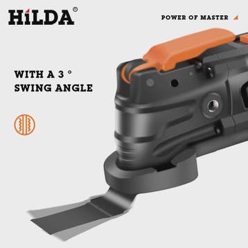 HILDA Snoerloze Multitool met 6 Variabele Snelheden - Kracht, Doe-het-zelf en Verbouw, Verzenden, Nieuw