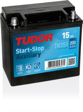 Tudor Start-Stop Auxiliary AGM accu | TK151 | 12V 15Ah, Ophalen of Verzenden, Nieuw