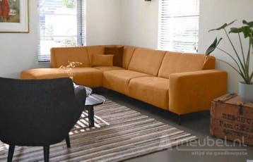 Hoekbank Maarssen - hoekbanken - Cognac, Huis en Inrichting, Banken | Bankstellen, Nieuw, Stof