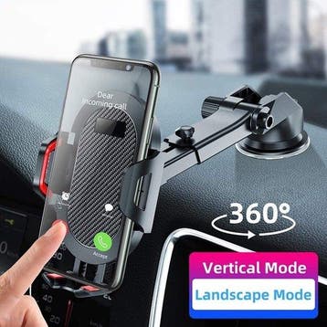 Telefoonhouder auto – Zuignap Dashboard – Klemhouder – 360°, Ophalen of Verzenden, Nieuw