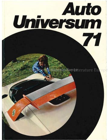 1971 AUTO UNIVERSUM JAARBOEK ENGELS, Nieuw, Author