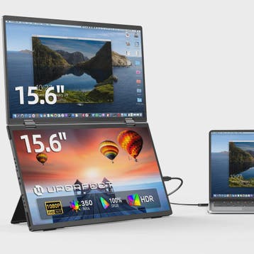 UPERFECT 15.6" Dubbele Draagbare Monitor FHD SRGB - Uitbreid, Verzenden, Nieuw