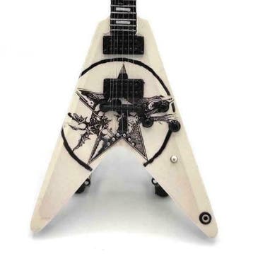 Miniatuur replica  Dean gitaar - Eric Peterson - Testament, Verzamelen, Ophalen of Verzenden, Nieuw, Pop, Beeldje of Miniatuur