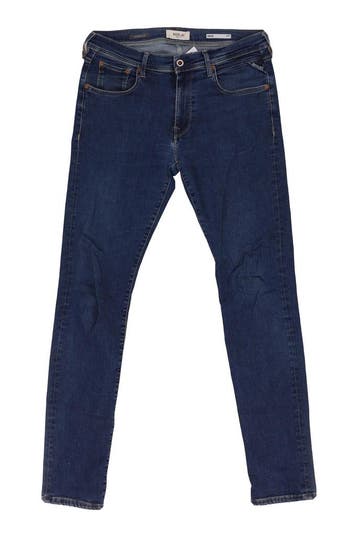 Replay Broek in maat W32 L34 Blauw, Kleding | Heren, Verzenden, Zo goed als nieuw, Blauw, Replay